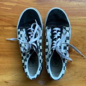Vans Old Skool Checkerboard Sneakers